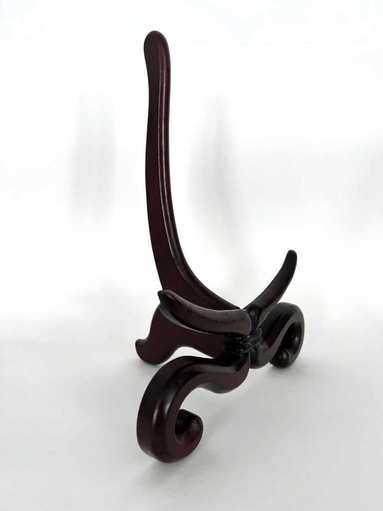 Wooden Plate Stand in Rosewood Stain - Oriental Furniture Warehouse:  Chinese & Asian Styles