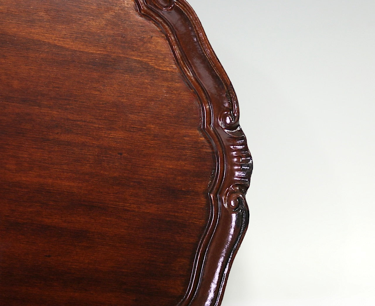 Traditional Italian Mahogany Wood Chargers, Trays or Under Plates, Set of 8