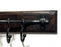 Antique Carved Hardwood & Forged Iron Wall Hook Assembly (Coat and Hat Rack)