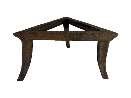 Old Rustic Traditional Cast Iron Tripod Trivet or Stand