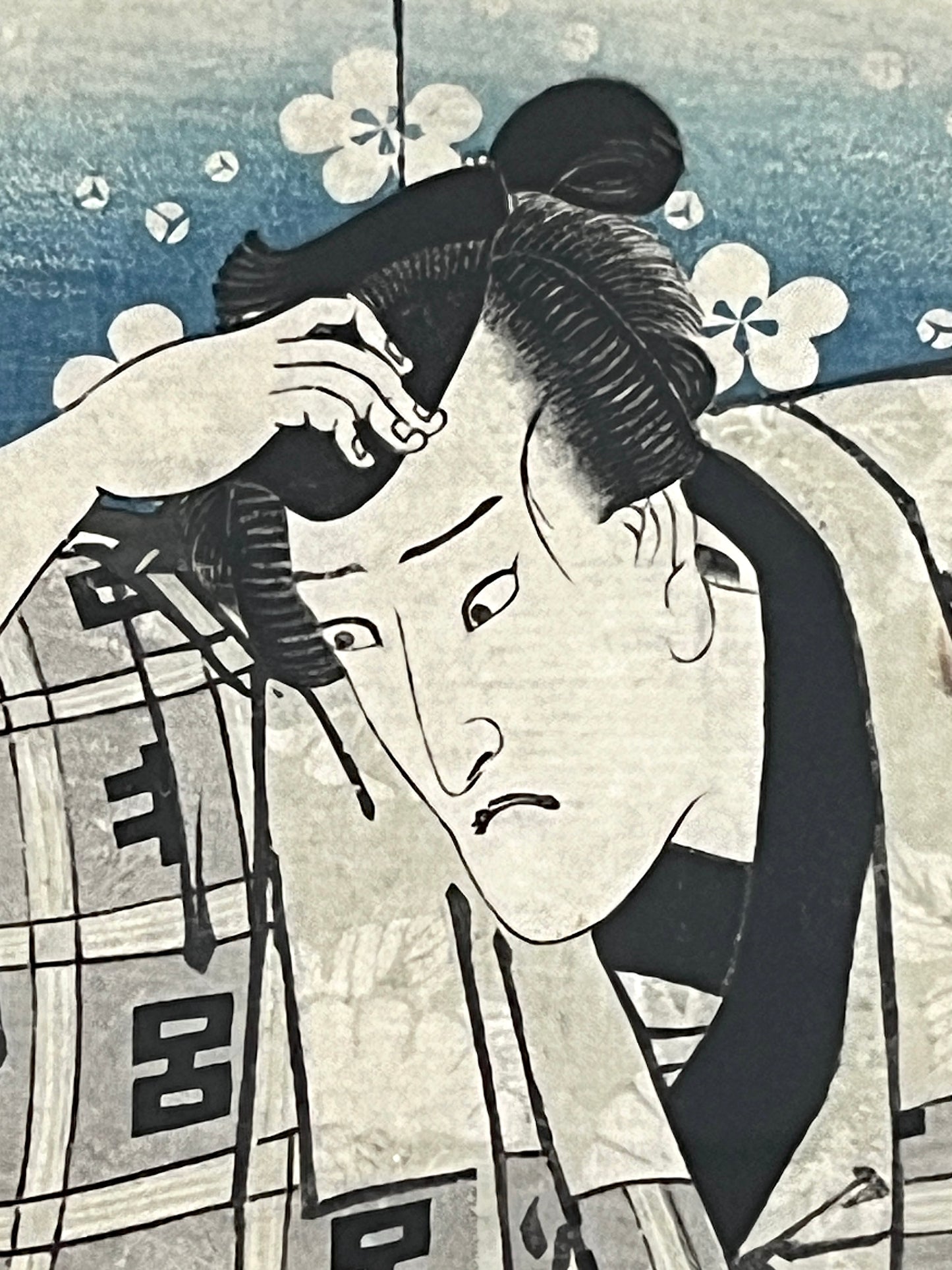 The Kabuki Stage Actor, by Utagawa Kunisada I (Toyokuni Ill) Japanese Woodblock Print, Late Edo Period