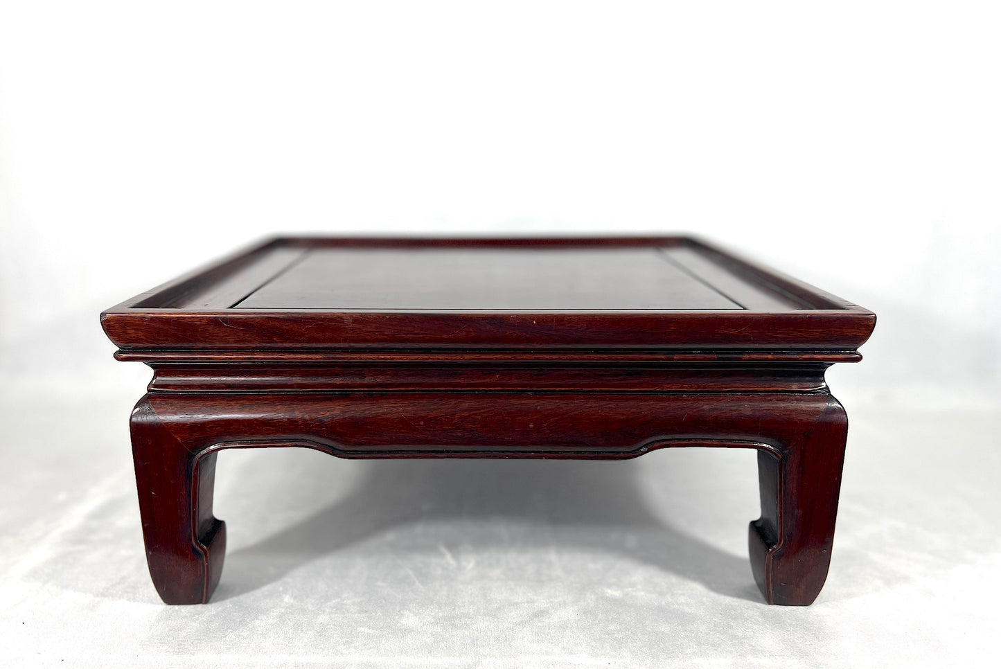 Large Vintage Ming Style Solid Rosewood Foot Stool, Display Stand or Pedestal