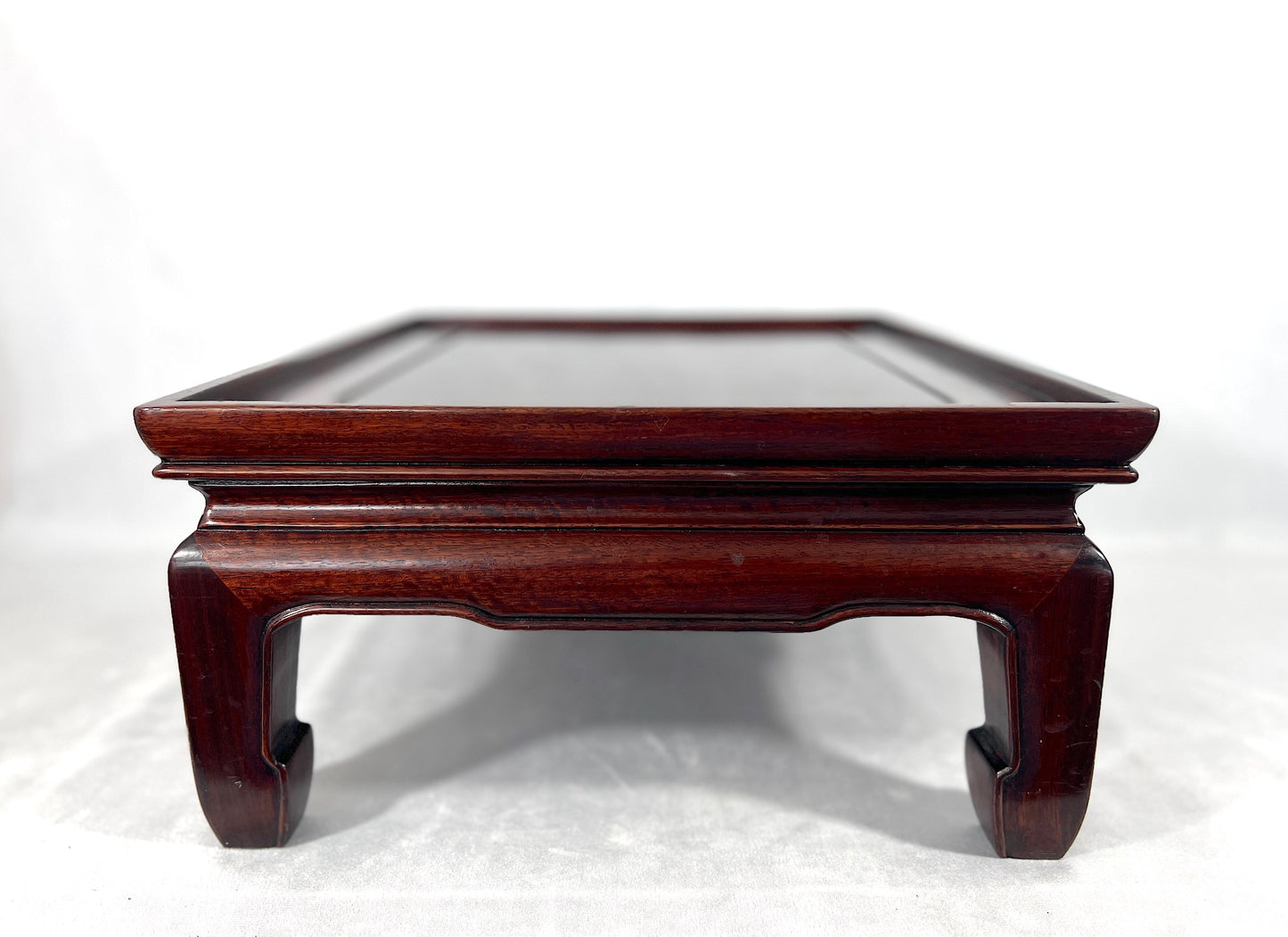 Large Vintage Ming Style Solid Rosewood Foot Stool, Display Stand or Pedestal