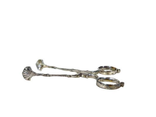 George ll English Sterling Silver Sugar Tongs or Nips  1730's