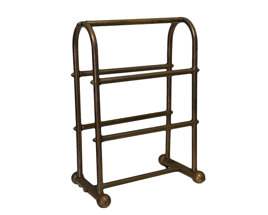 Antique Solid Brass Tradtional Towel Rail Rack for Kitchen or Bathroom