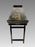 Vintage Chinese Black Lacquer Hand Painted 'Ladies in the Tea Pavillion' Altar or Console Table