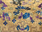 Antique Chinese Silk on Silk Hand Embroidered Gold Scenic Panel With Peacocks & Bats Early20th. Century