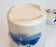 Vintage Mid Century Chinese Porcelain Blue & White Landscape Tea Caddy or Storage Jar