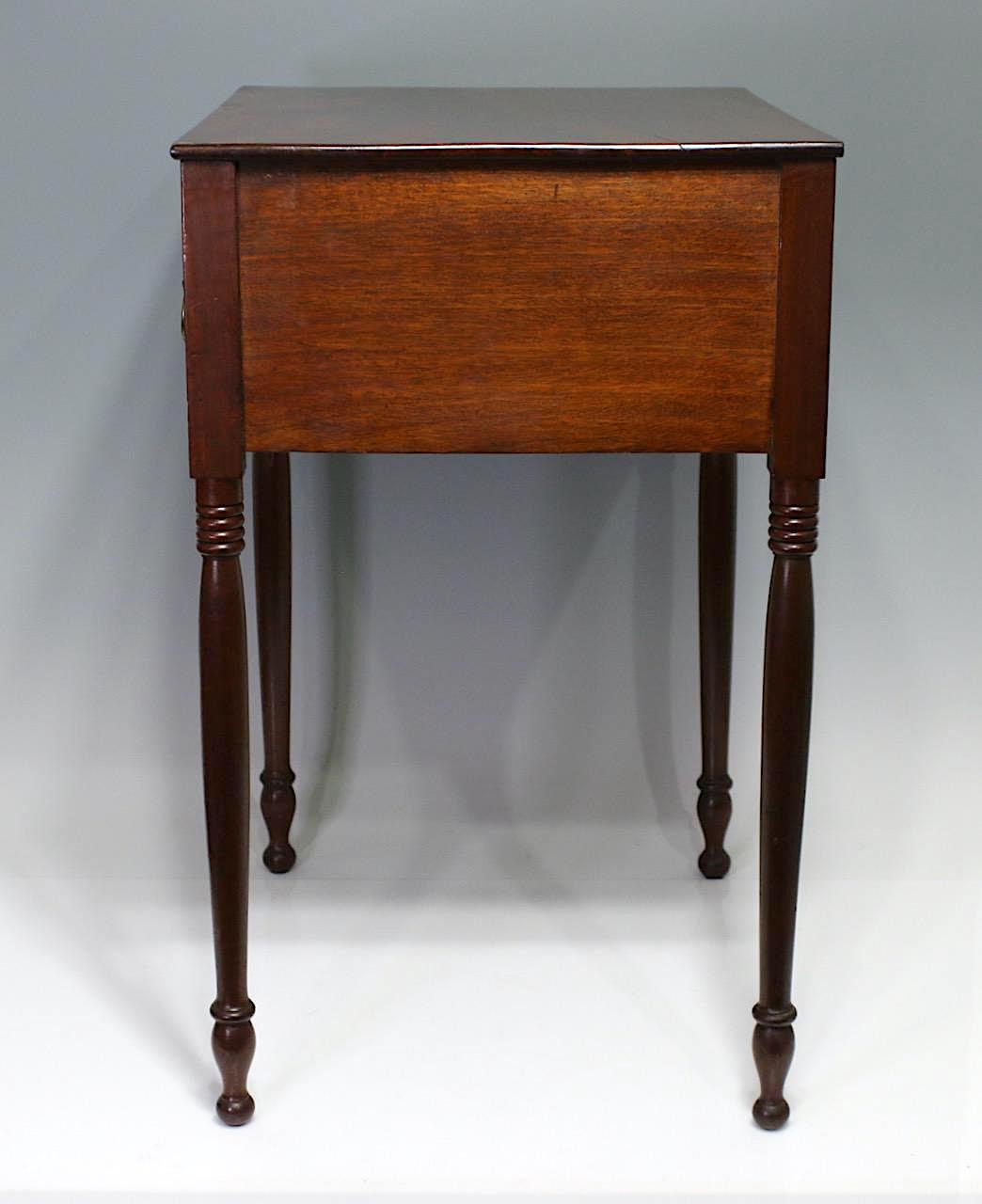 Antique American Federal Mahogany Occasional "Work" Table, Circa 1825